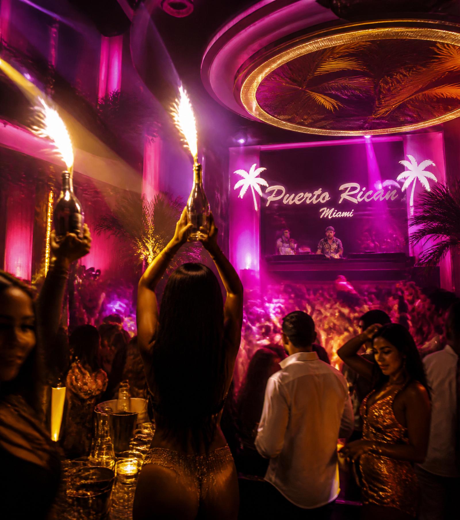 Santana's Lounge nightclub at night